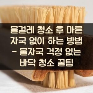 물걸레 청소 후 마른 자국 없이 하는 방법 - 물자국 걱정 없는 바닥 청소 꿀팁 물걸레 청소 후 마른 자국 없이 하는 방법 - 물자국 걱정 없는 바닥 청소 꿀팁